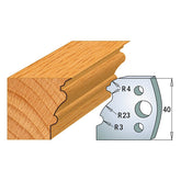 CMT 690.103 PROFILE KNIVES FOR INSERT SHAPER SYSTEM SP 1-37/64”x5/32” (40x4mm)